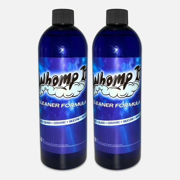 Whomp It© Cleaner Formula 2 Pack - Safe on Glass Ceramic Silicone Metal